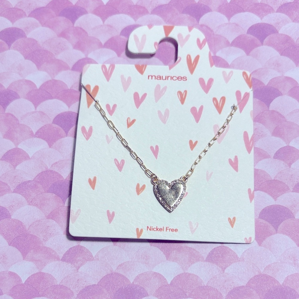 Maurices Gold Heart Chain Necklace